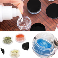 Plastic Empty Round Makeup Jar Pot Travel Cream Powder Cosmetic Container (1 Pc)
