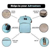 Multifunction Diaper Bag for Baby Care Travel Backpack Large Capacity (1 Pc)